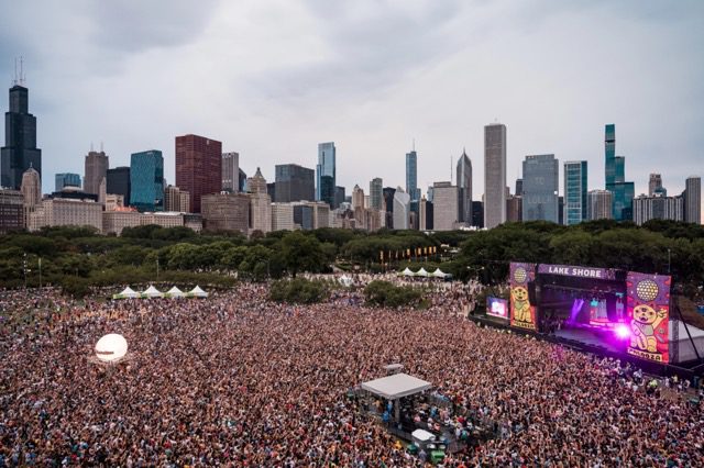 Packed crowd at Lollapalooza